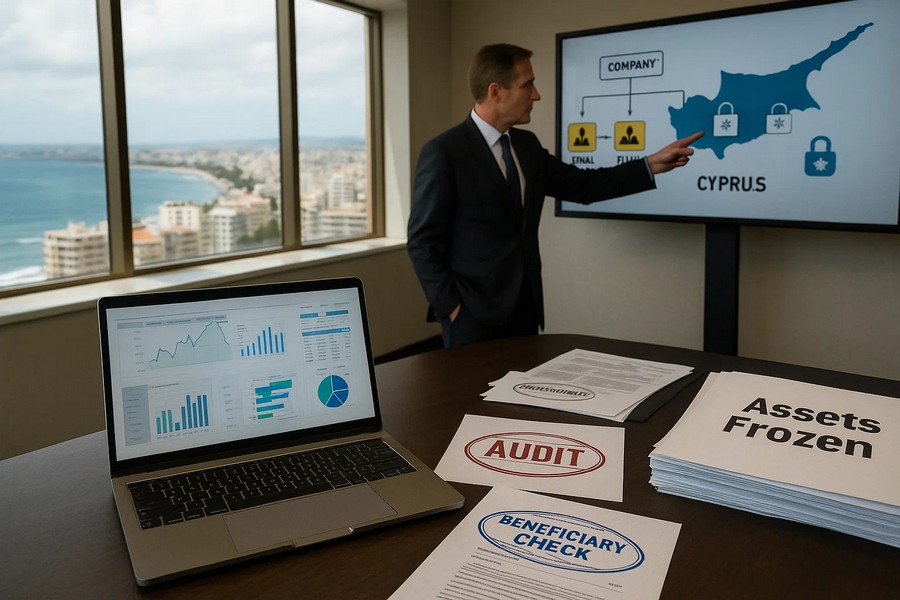 Проведение аудита кипрской компании при санкциях против собственников