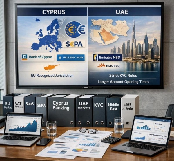 Что выгоднее: открыть IT компанию в ОАЭ (free zone) или на Кипре в 2026?
